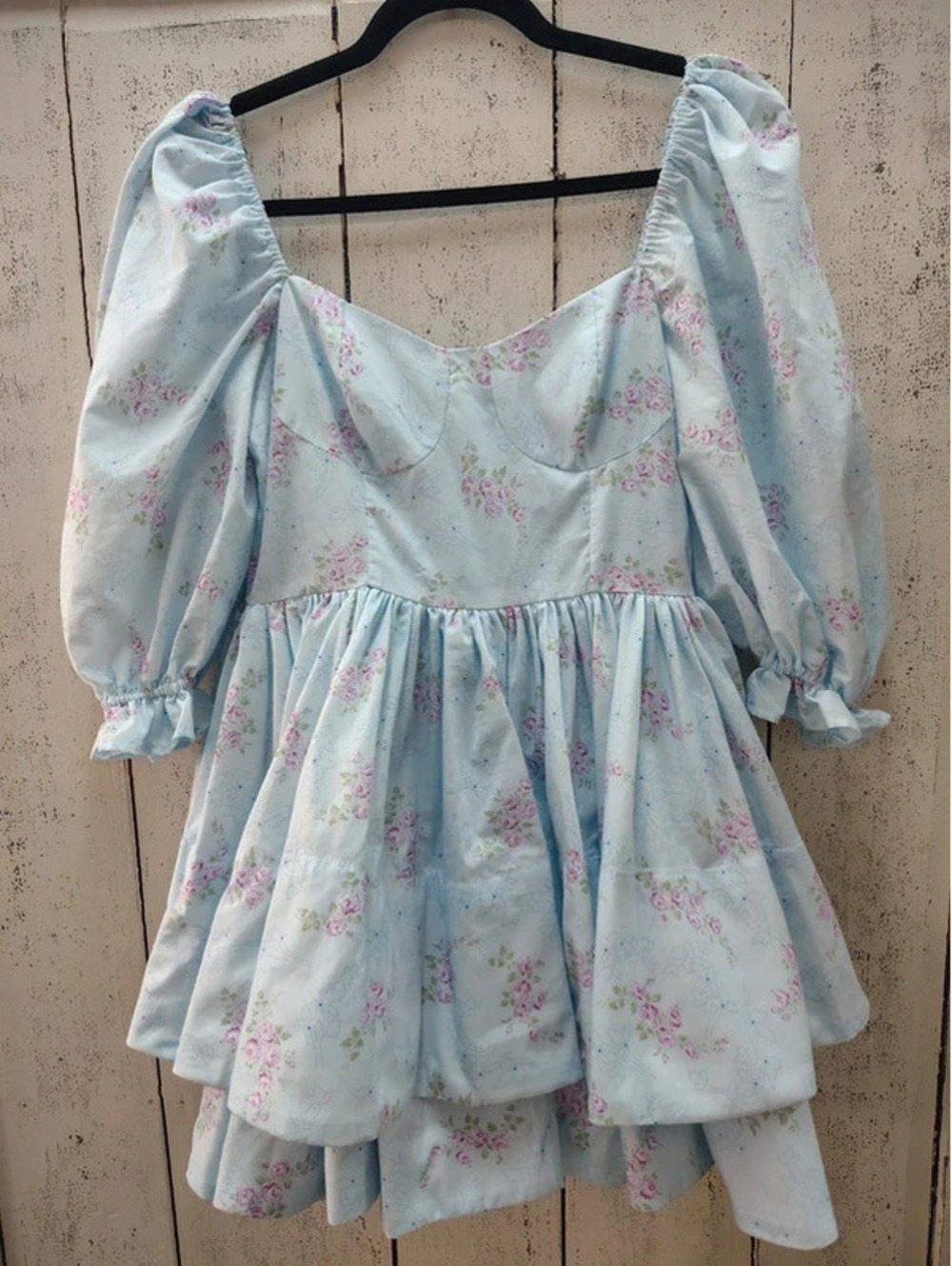 Stormi Wren Floral Puff Sleeve Dress | Small